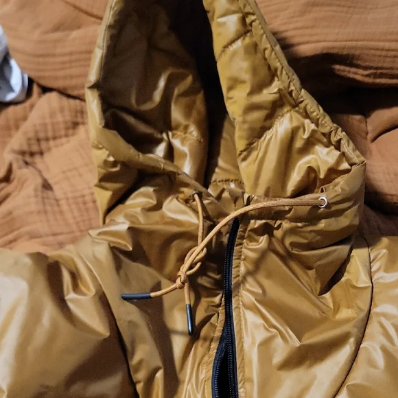 Rumpl X Carhartt Brown Original Puffy Poncho Hooded Coat L/XL - Picture 4 of 10